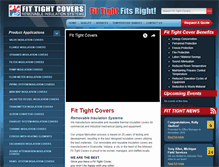 Tablet Screenshot of fittightcovers.com